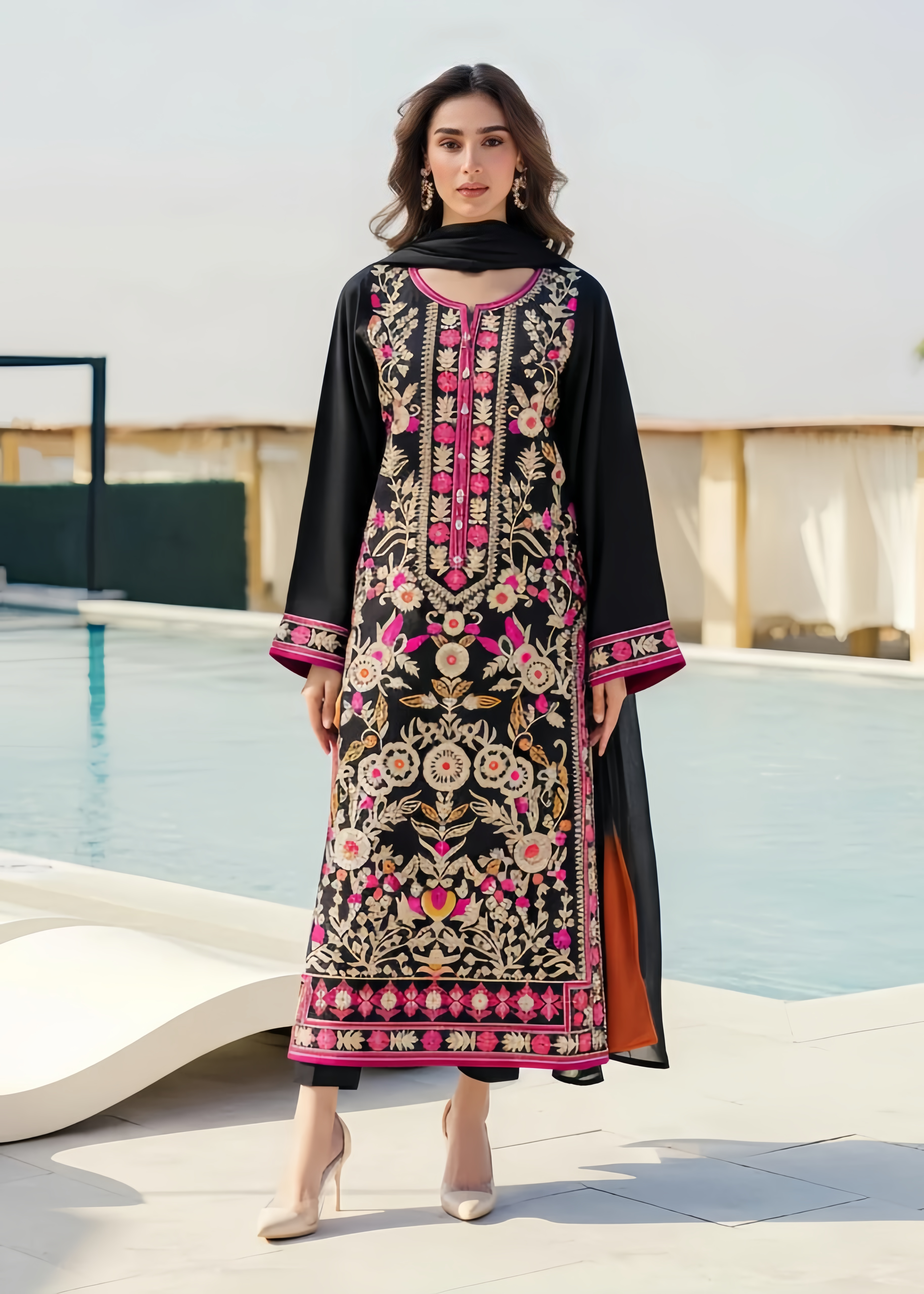 Meadow Grace 3Pc EMB - Tawakal Closet