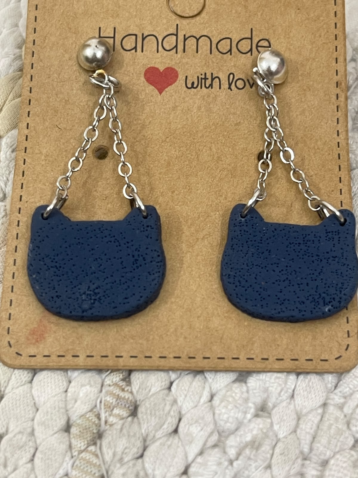 Cat Swing Earrings - Clay Boutique