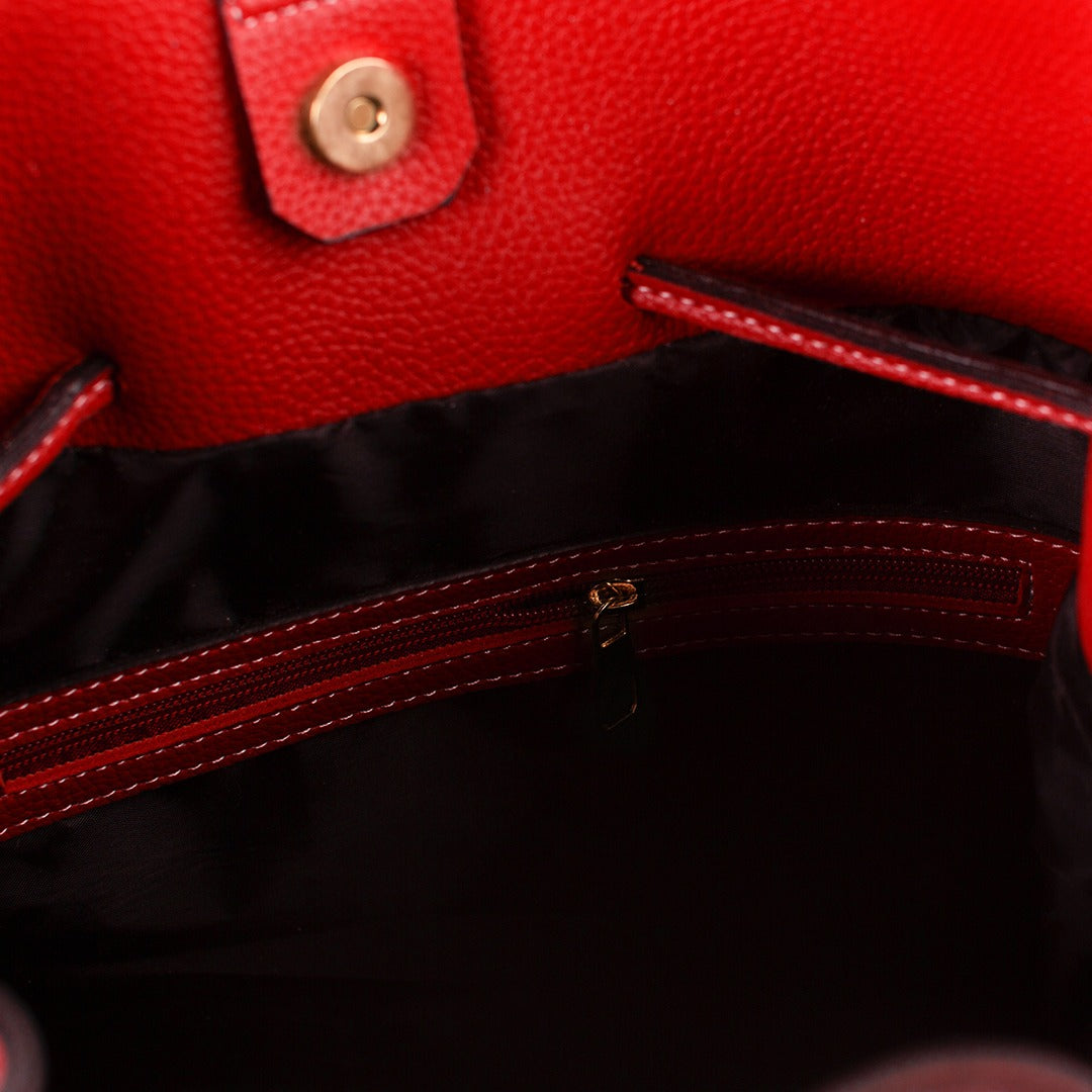 Virginia Maroon Tote Bag - Bag X