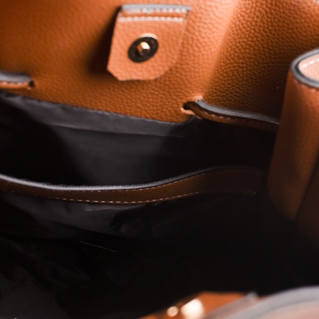Virginia Brown Tote Bag - Bag X