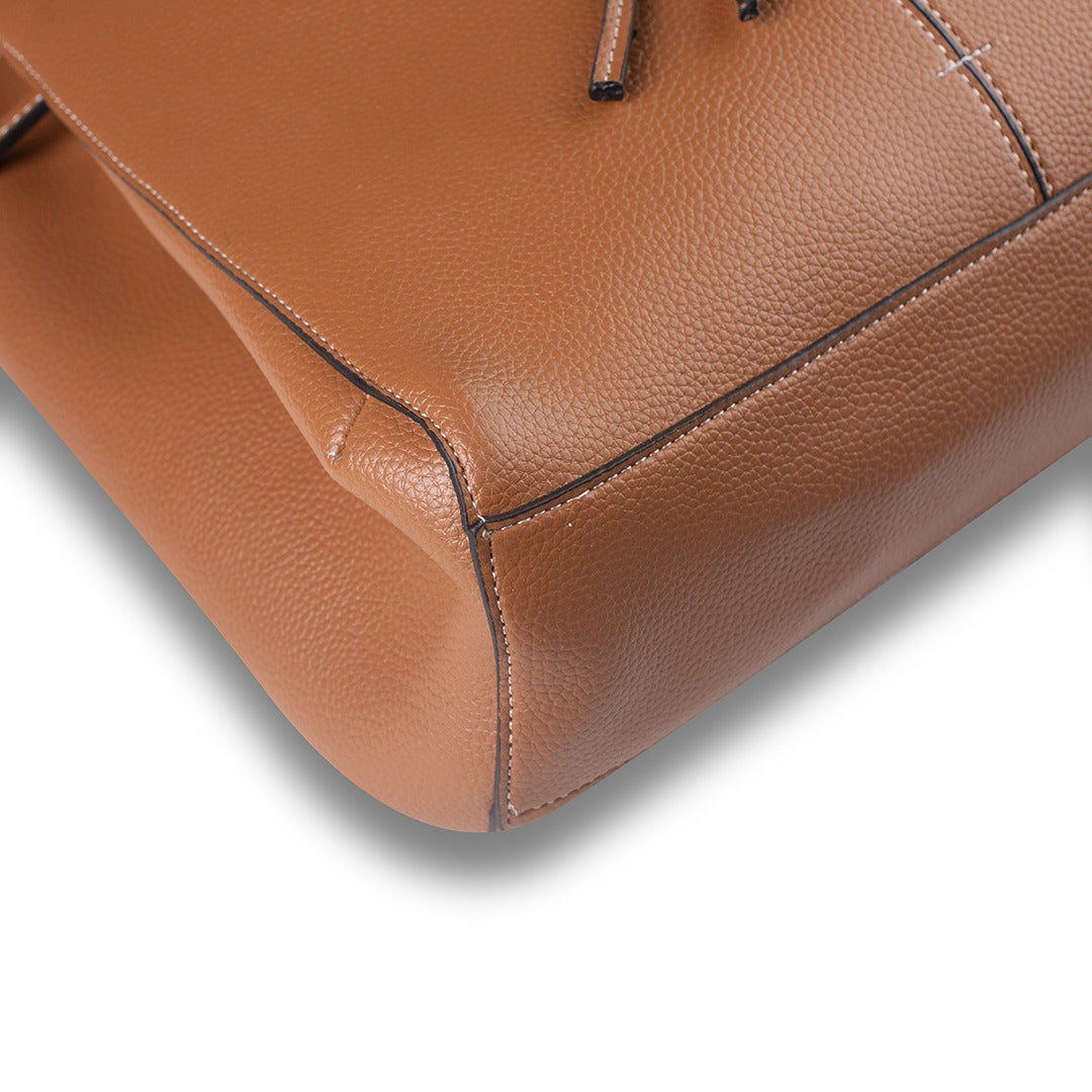 Virginia Brown Tote Bag - Bag X