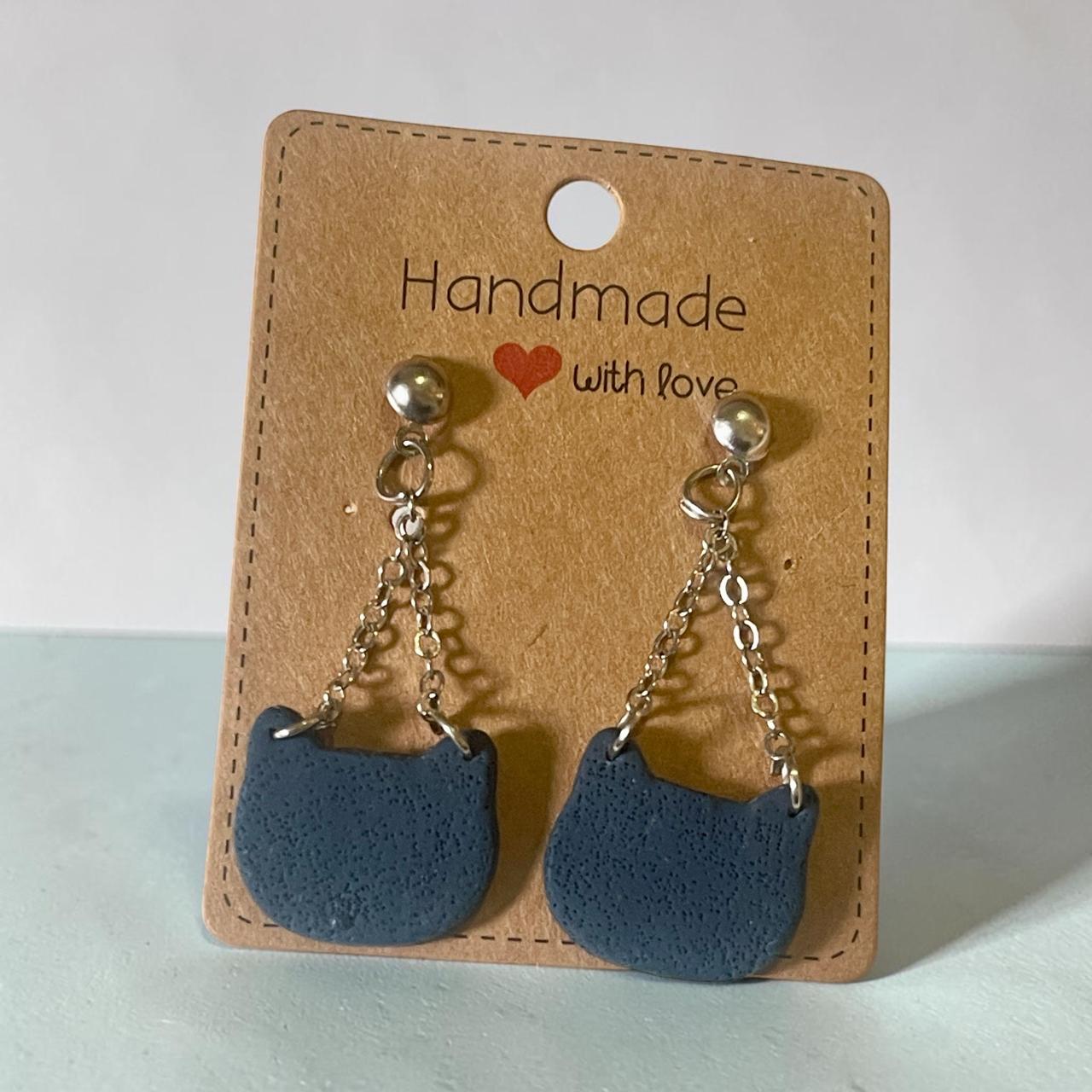 Cat Swing Earrings - Clay Boutique