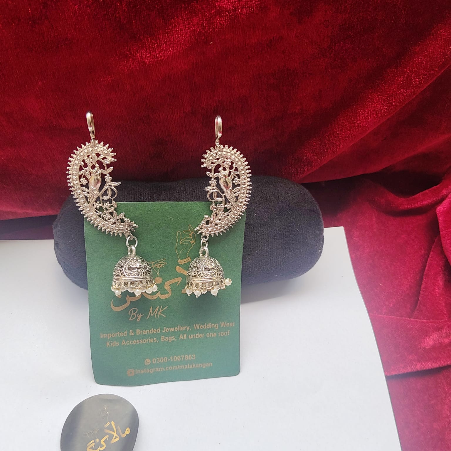 Oxidized Ear-Cuff - Mala Kangan