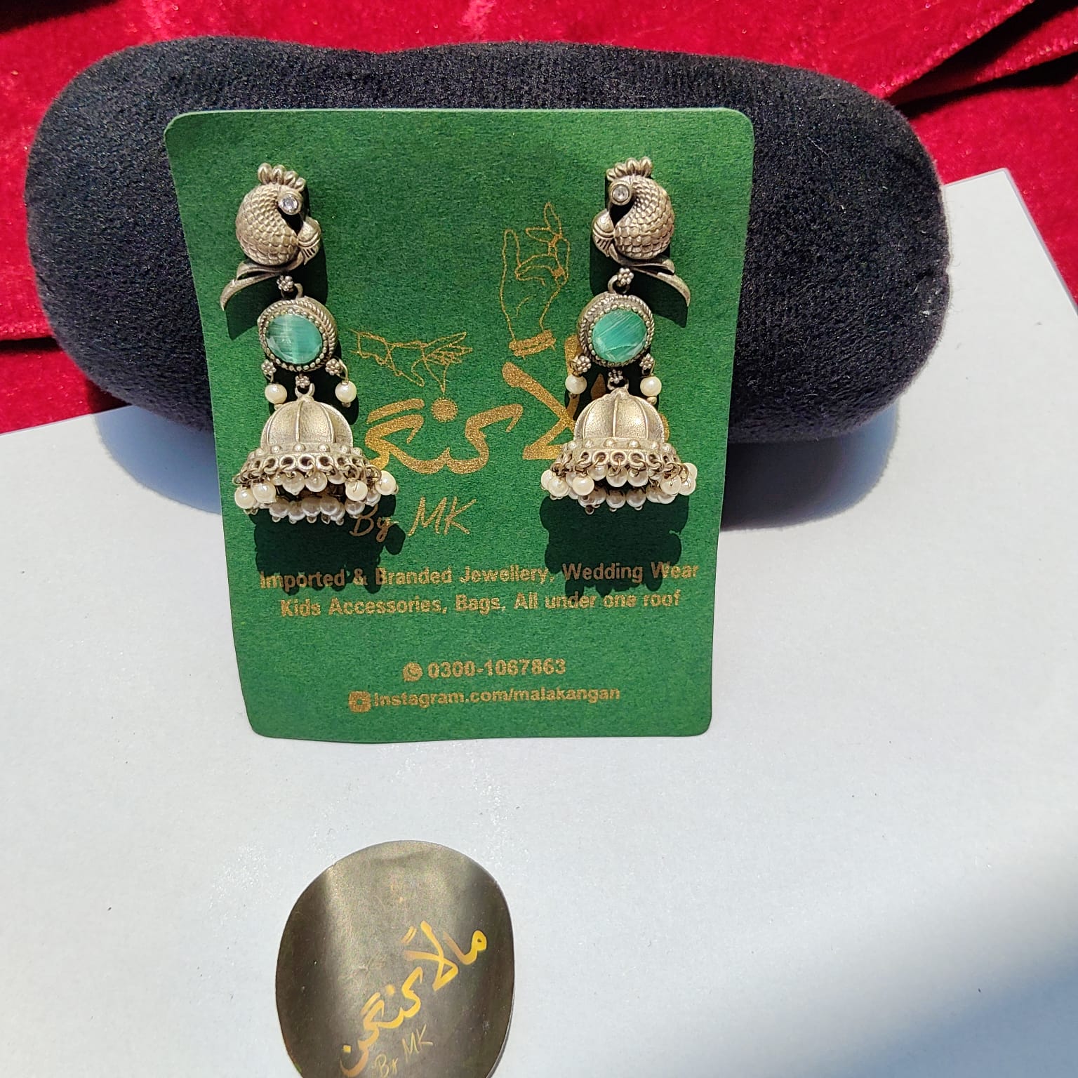 Mor Jumki Earring - Mala Kangan