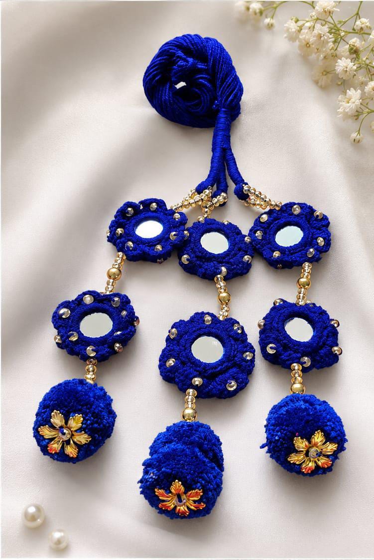 Blue Hand_Made Paranda - Mala Kangan