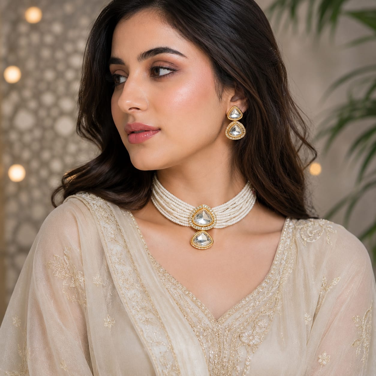 Kanwal  Kundan Choker - Mala Kangan