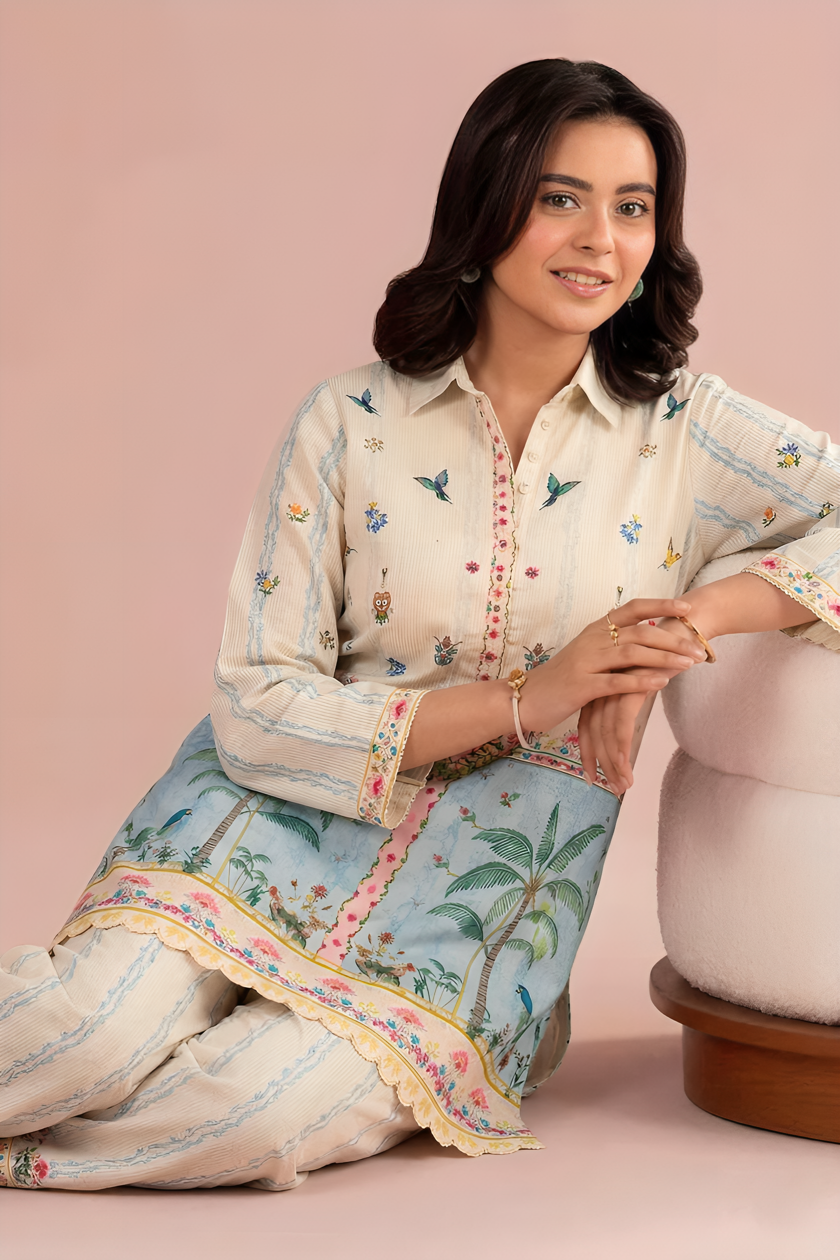 WPLU-05 Printed lawn 2-Pcs Unstitched