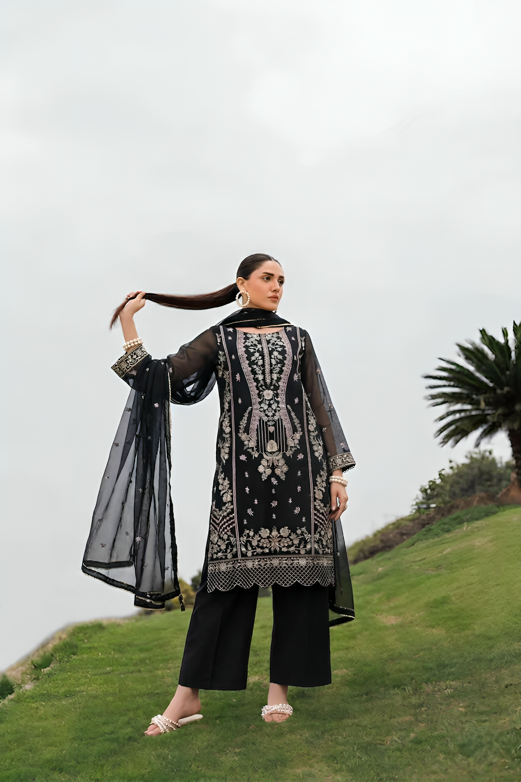 WFCU-05 Formal Embroidery Chiffon Unstitched 3-PCS