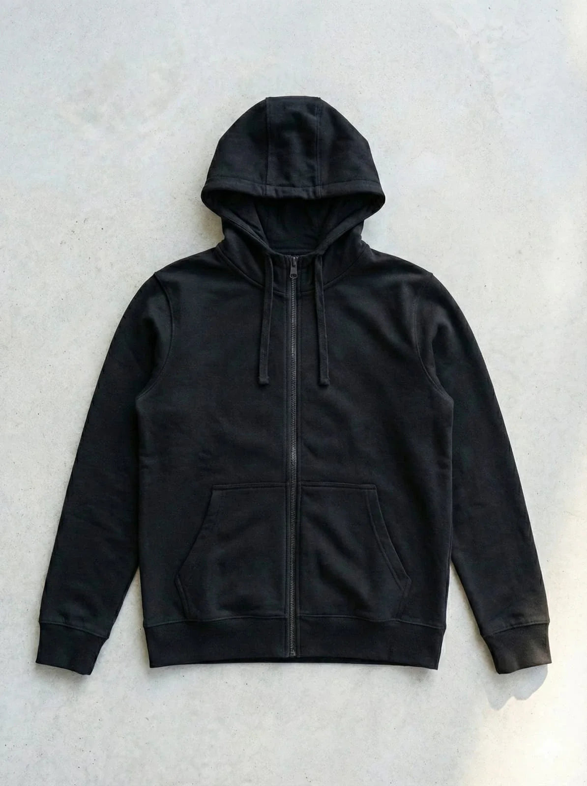 Comfy Zipper Hoodie black 1 piece