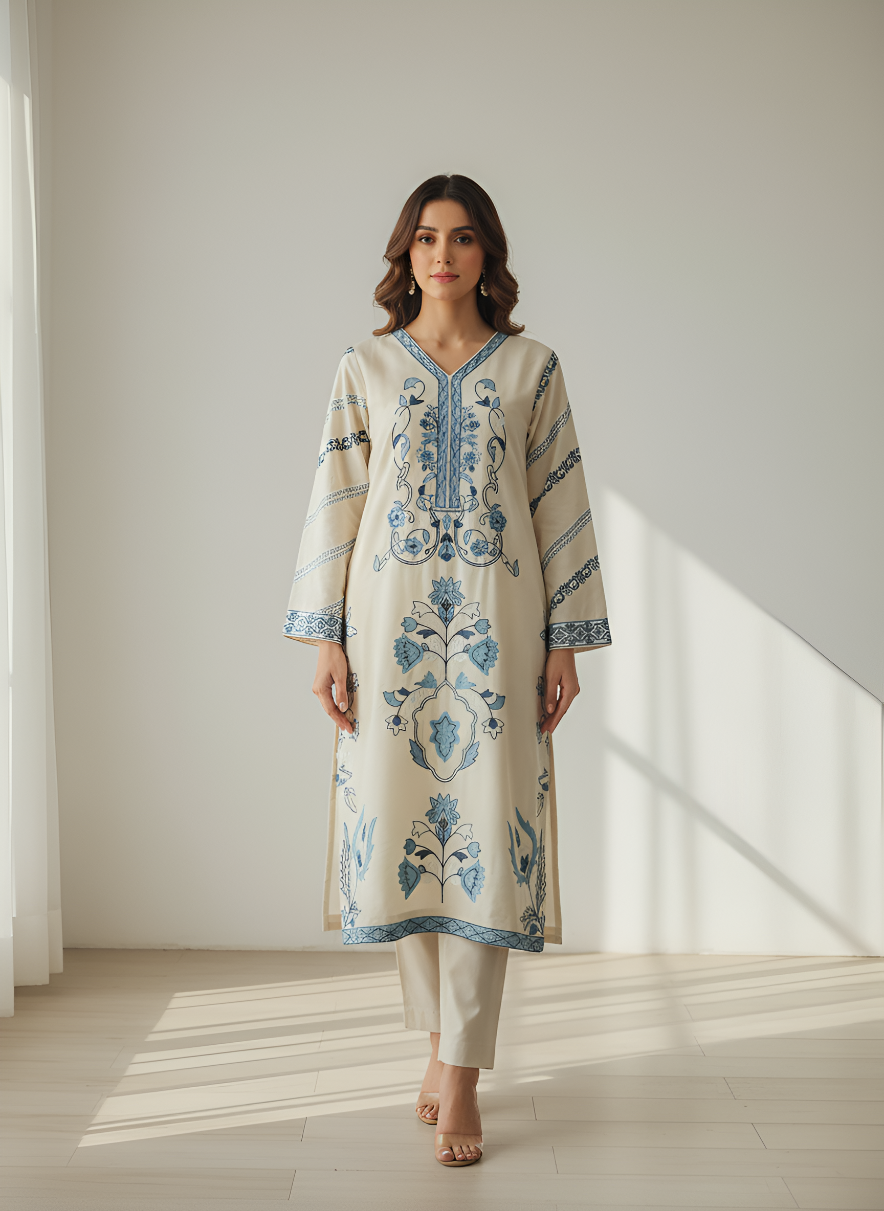 Kehksha  2PC Dhank Suit - Tawakal Closet