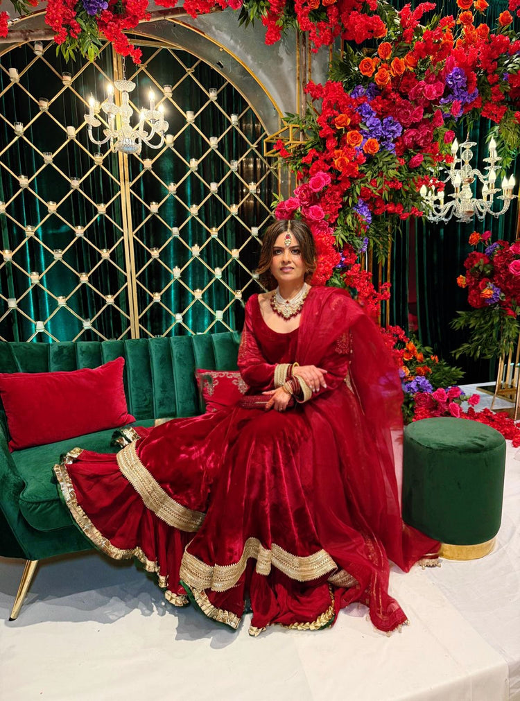EST-016 GULAAL - (Stitched 2 Piece) - SYAH