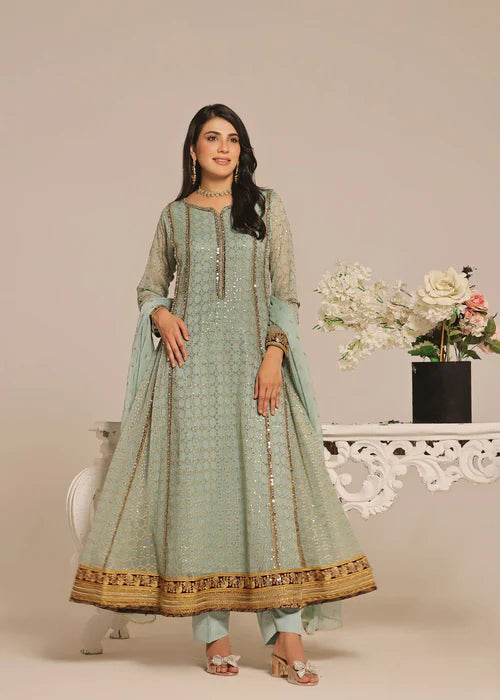 Shehzadi-Pistachio Versatility - Ayesha's Closet