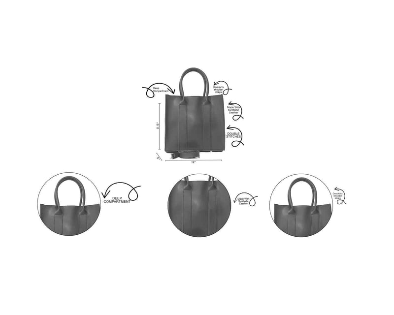 Alberta Blue Tote Bag - Bag X