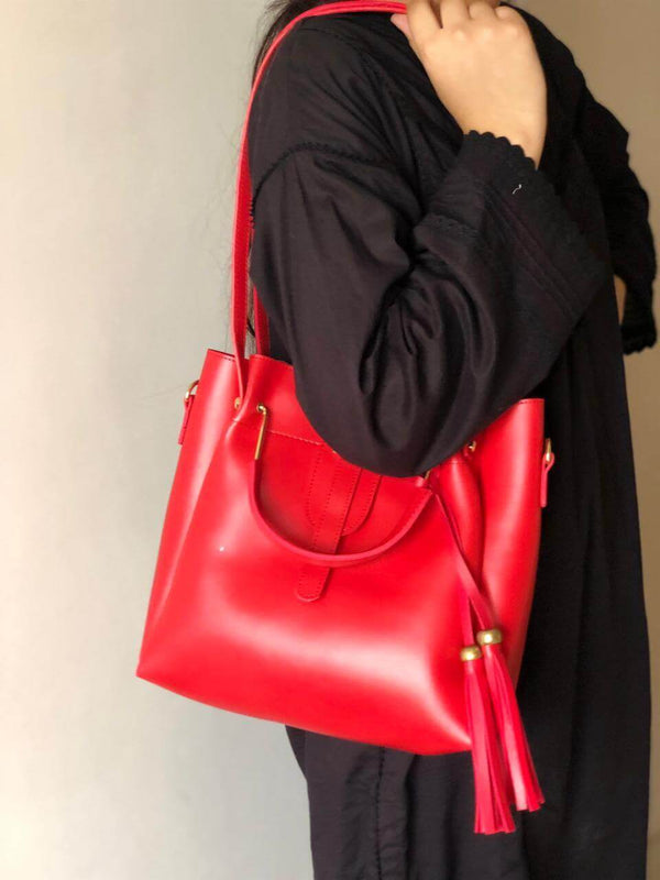 Alexa 3 Pcs Red Handbag - Bag X