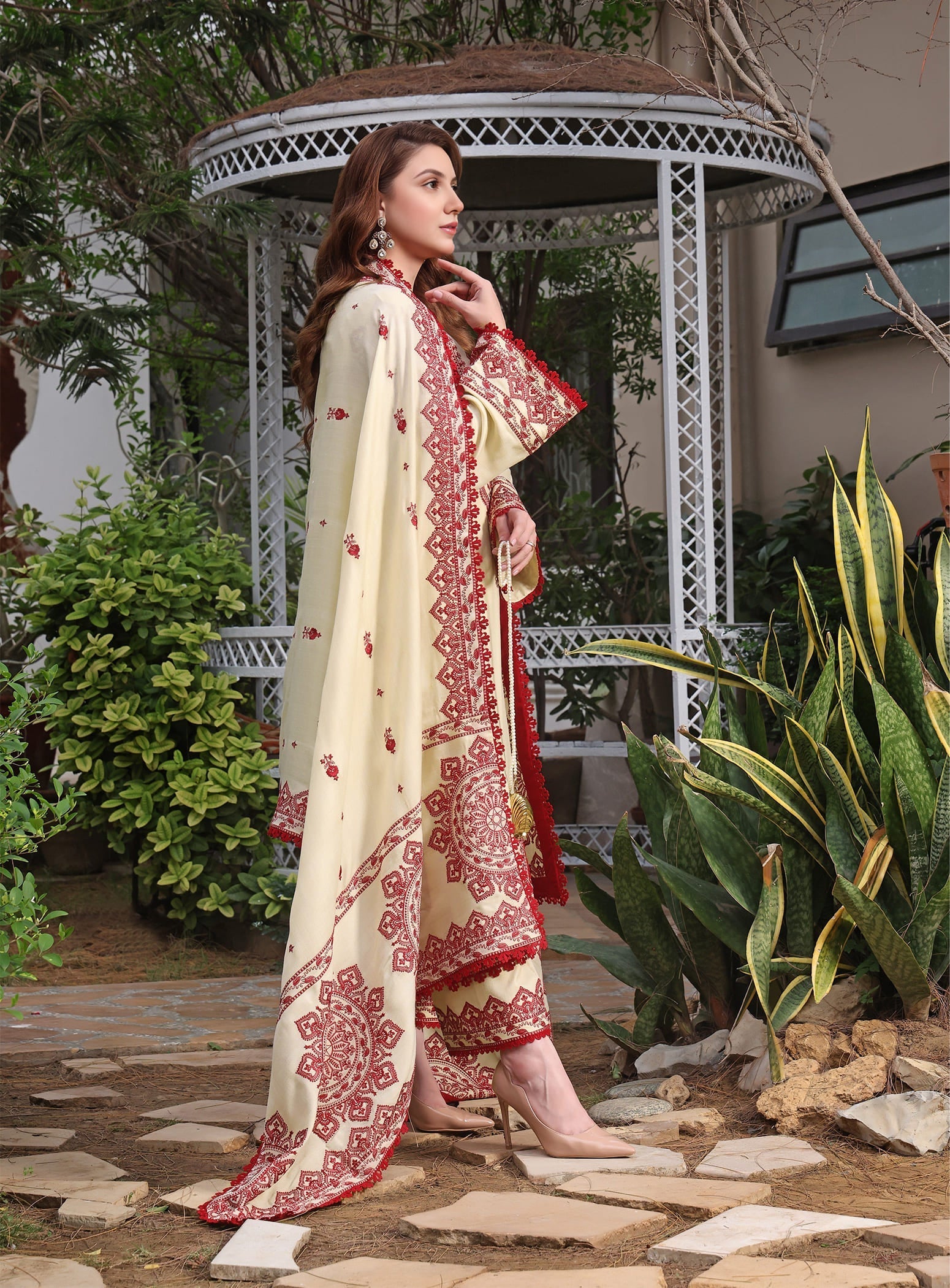 ALEESHA EMBROIDERY 3PC - Tawakal Closet