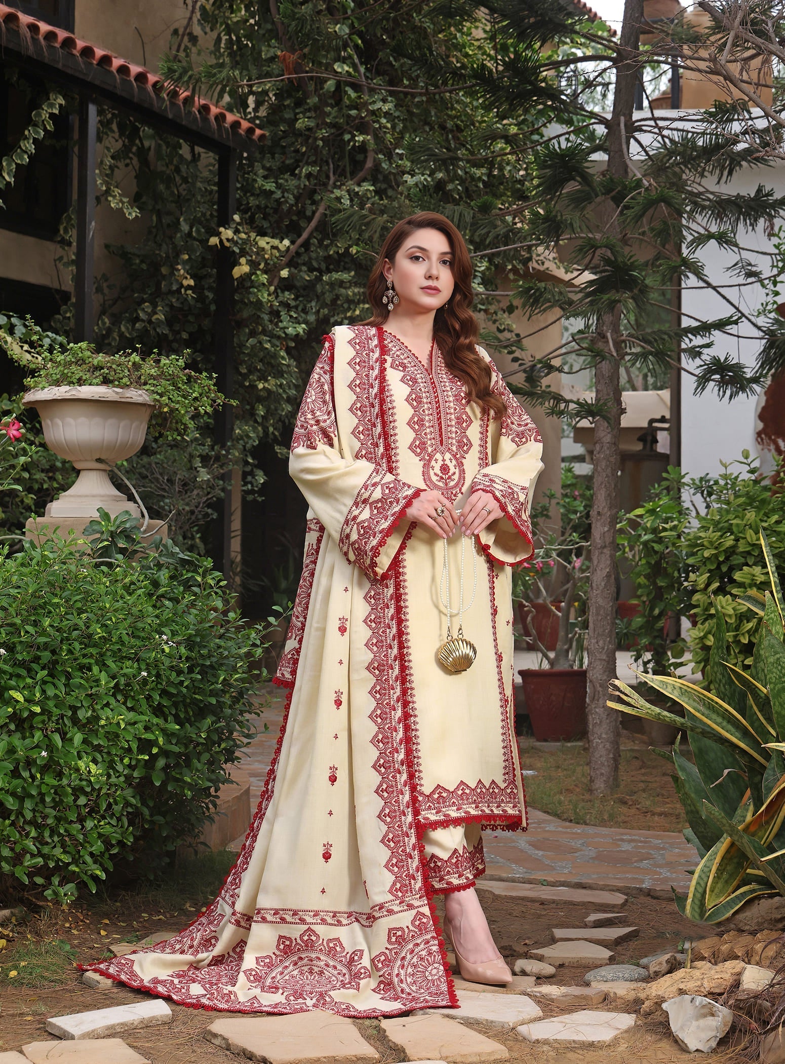 ALEESHA EMBROIDERY 3PC - Tawakal Closet