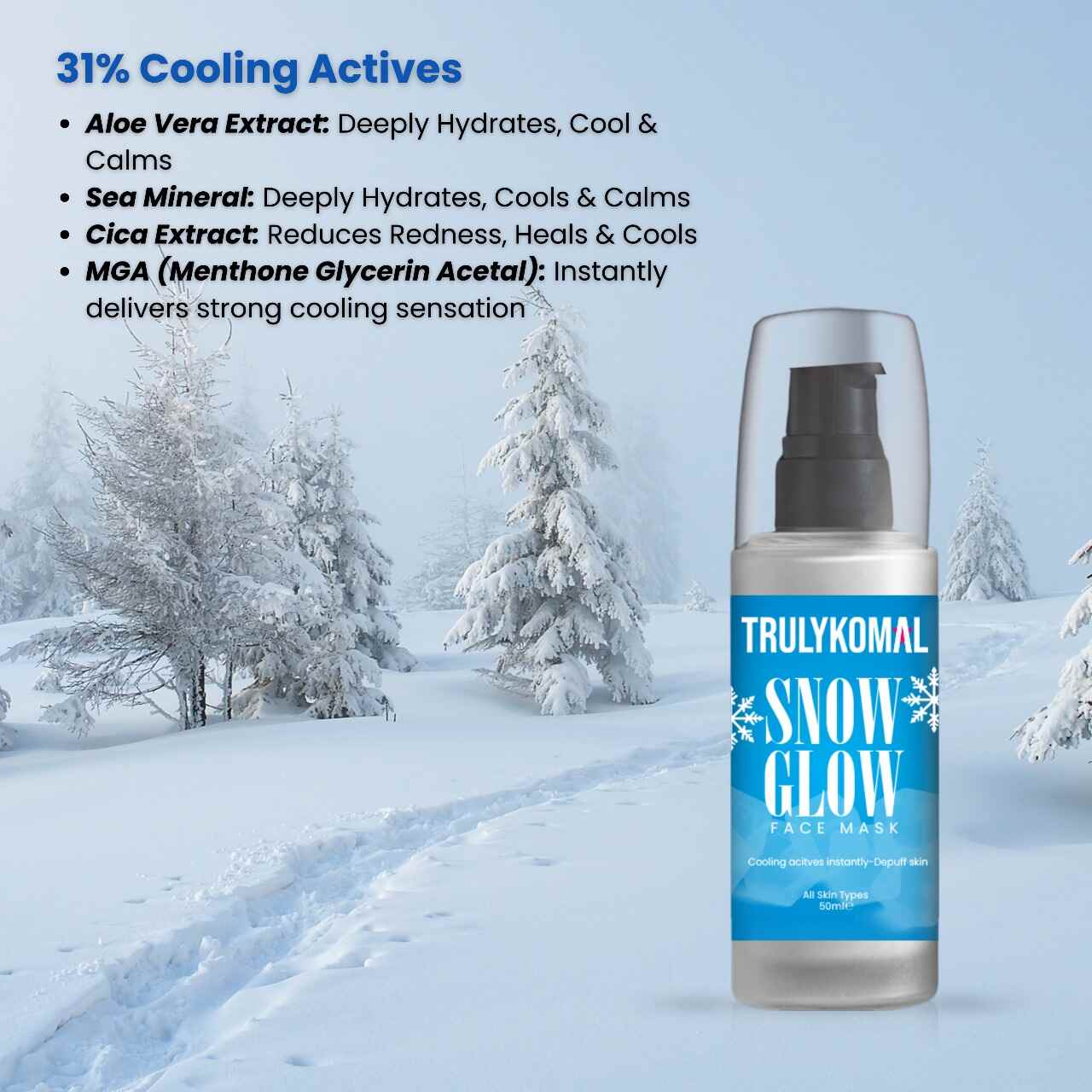 Snow Glow Face Mask - TrulyKomal