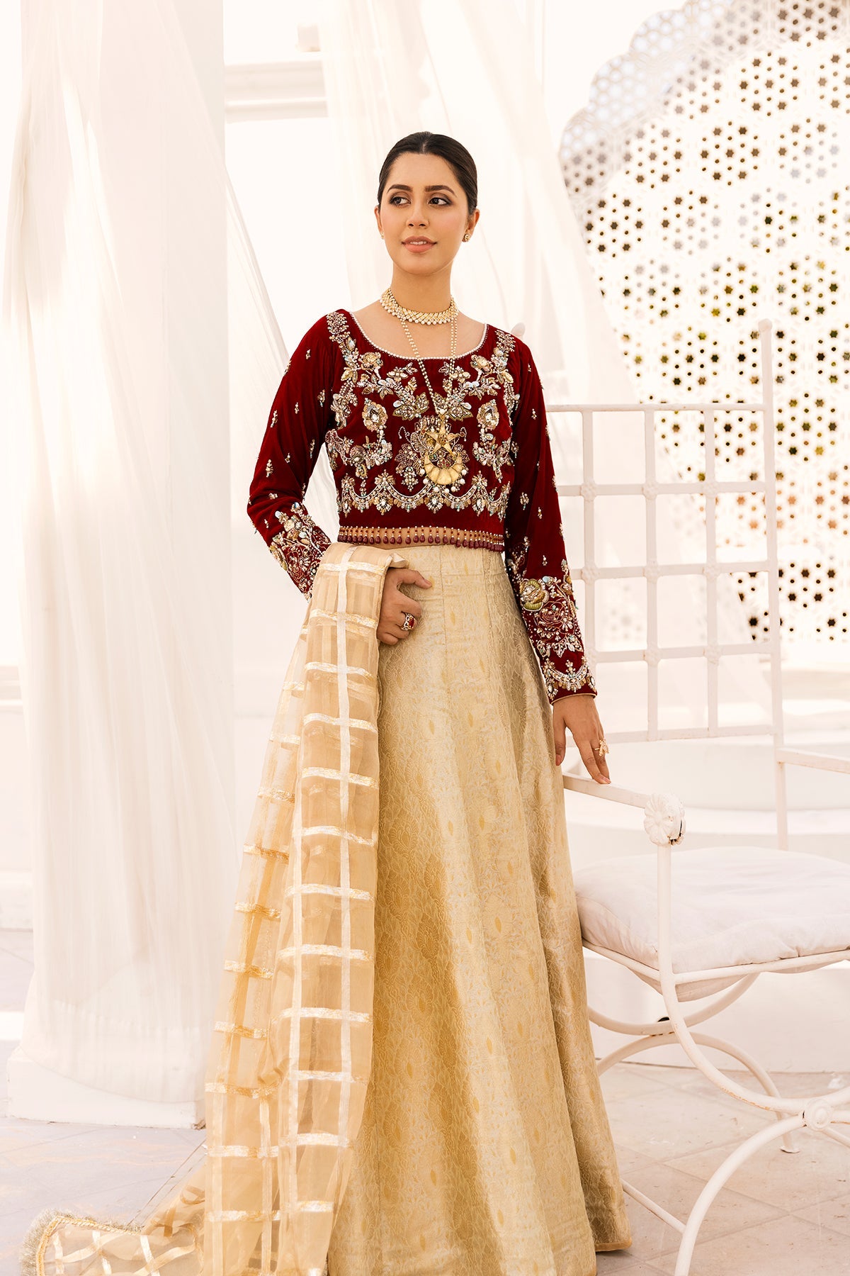 Arya 3 Piece Stitched - Javeria Zoa
