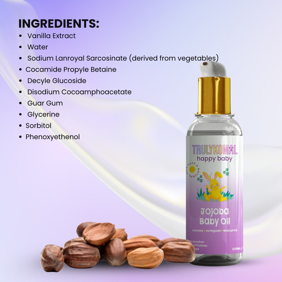 Jojoba Baby Oil - Trulykomal