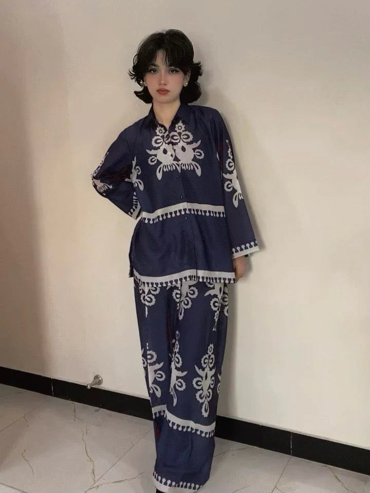 Printed Co-Ord Set - Urban Cut