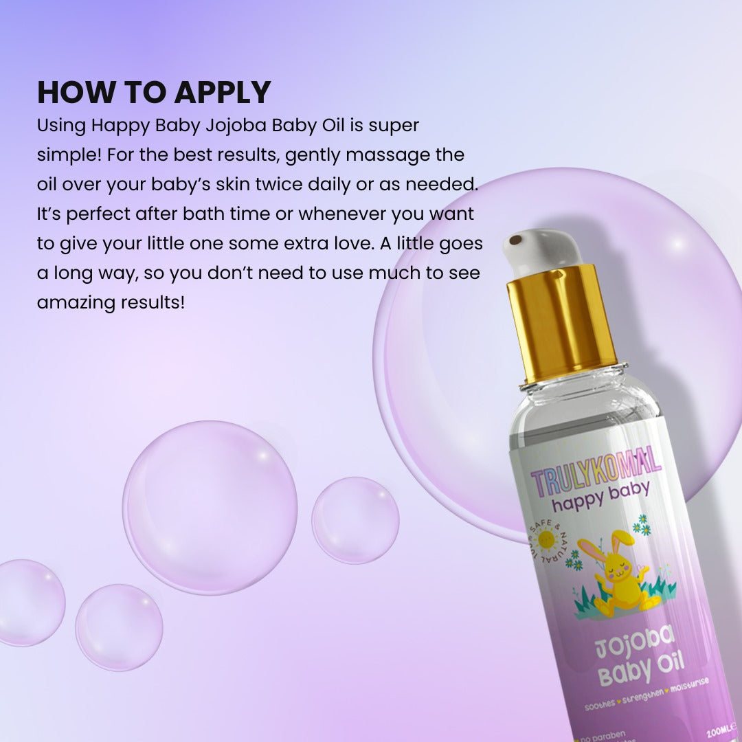Jojoba Baby Oil - Trulykomal