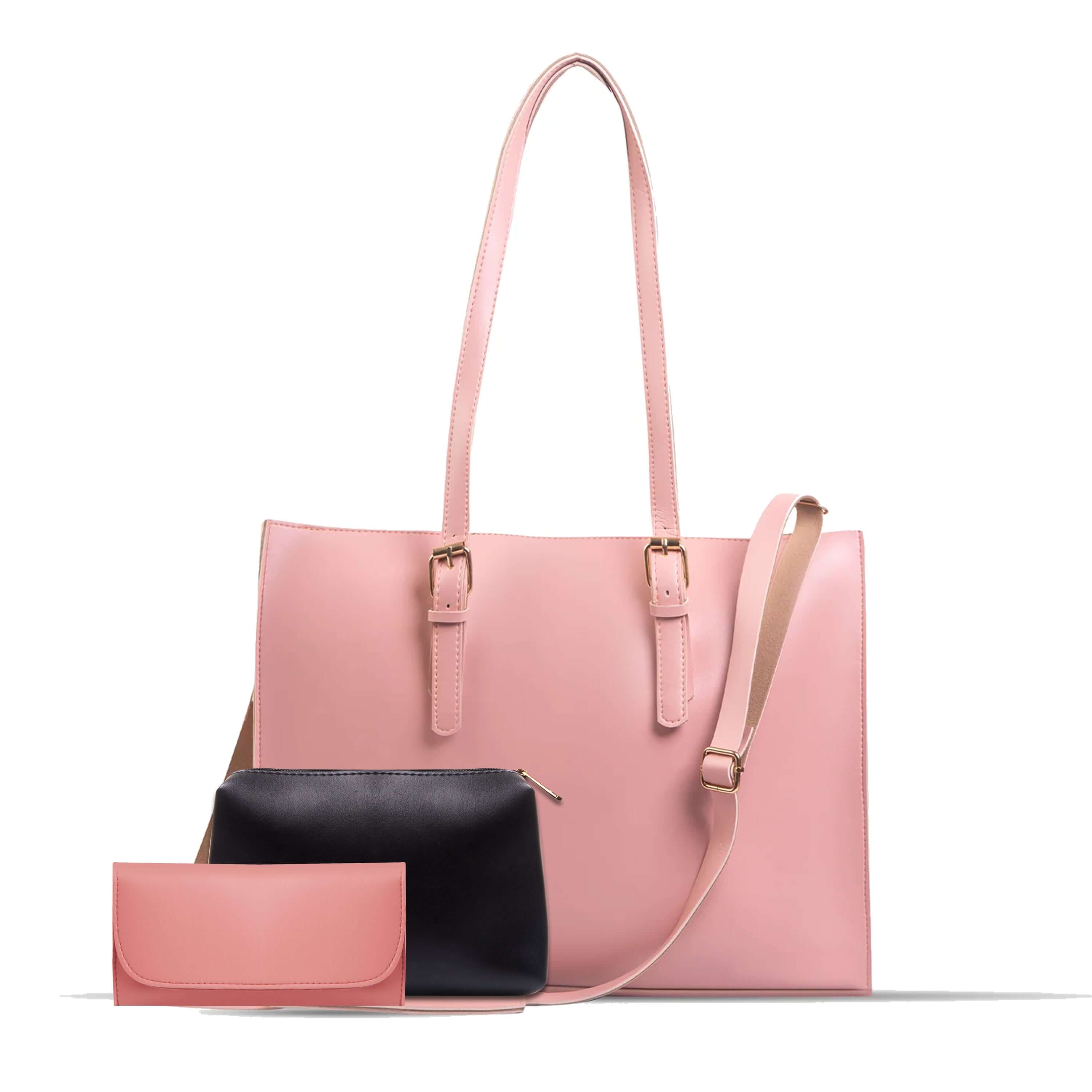 Blossom 3 Pcs Pink Tote Bag - Bag X