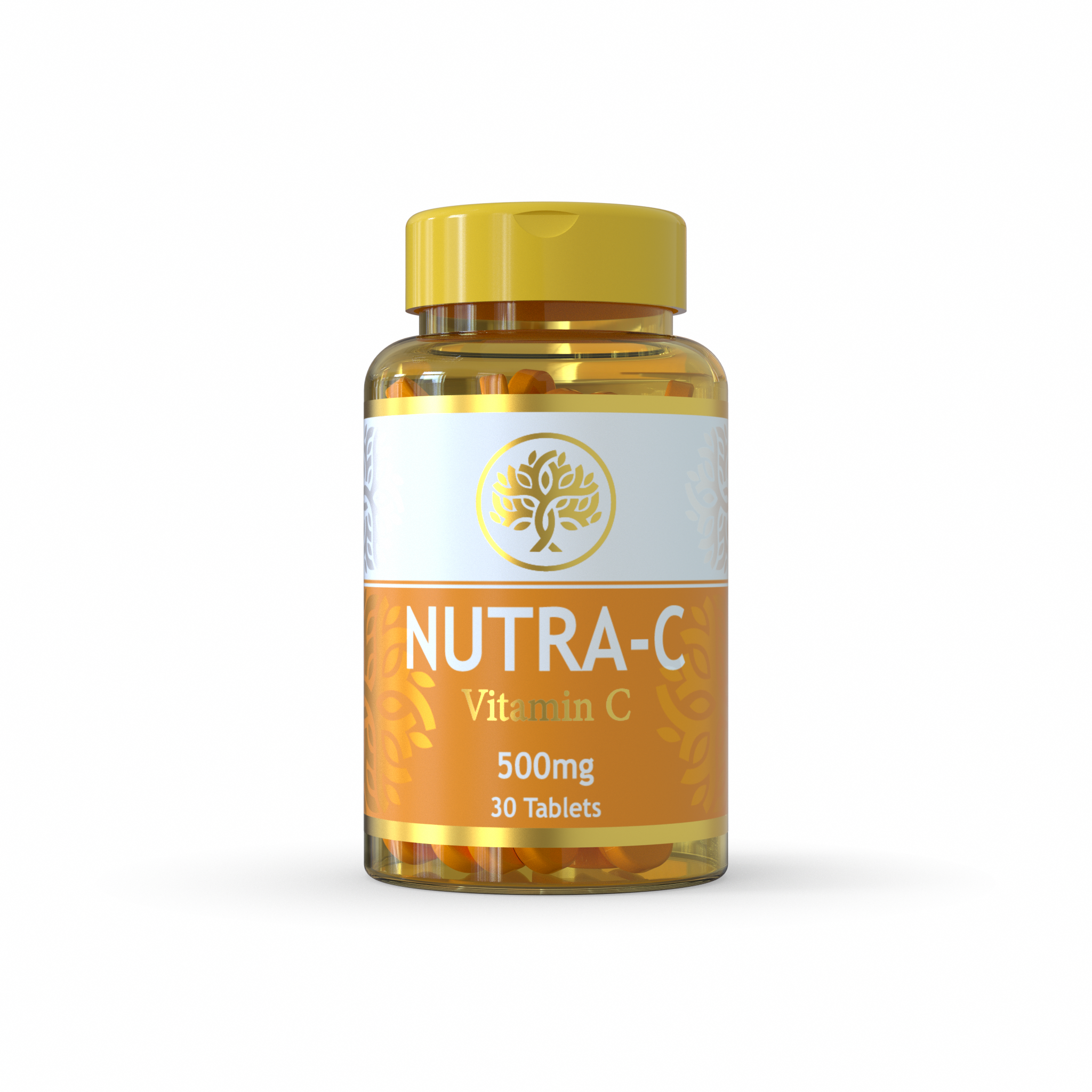 Nutra-C Vitamin C 500Mg - 30 Tablets - NutrexLabs