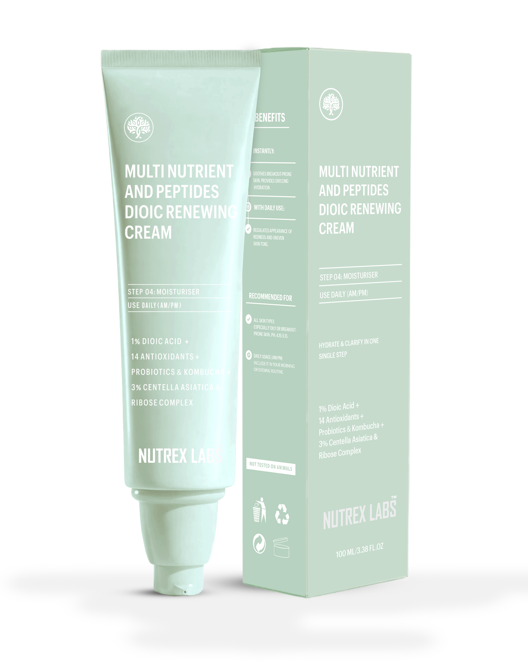 Multi Nutrient And Peptides Dioic Renewing Cream - Nutrex Labs