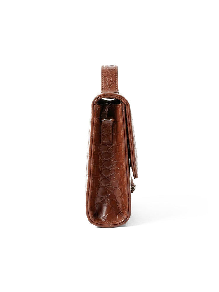 Niro Brown Handbag - Bag X