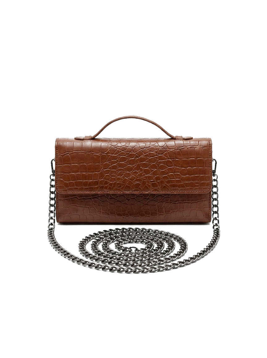 Niro Brown Handbag - Bag X
