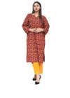 Maroon Printed Basic Set - Zeekstore