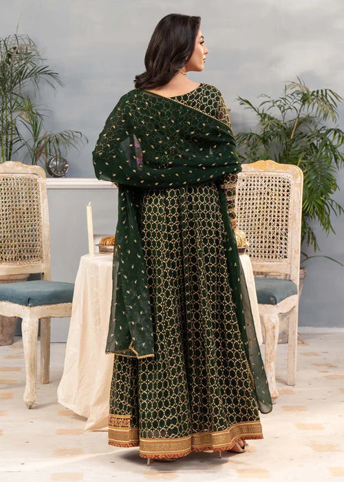 Shehzadi - Bottle Green - Ayesha's Closet