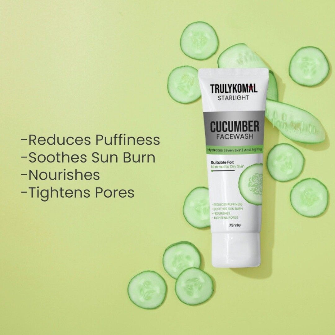 Cucumber Face Wash - Trulykomal