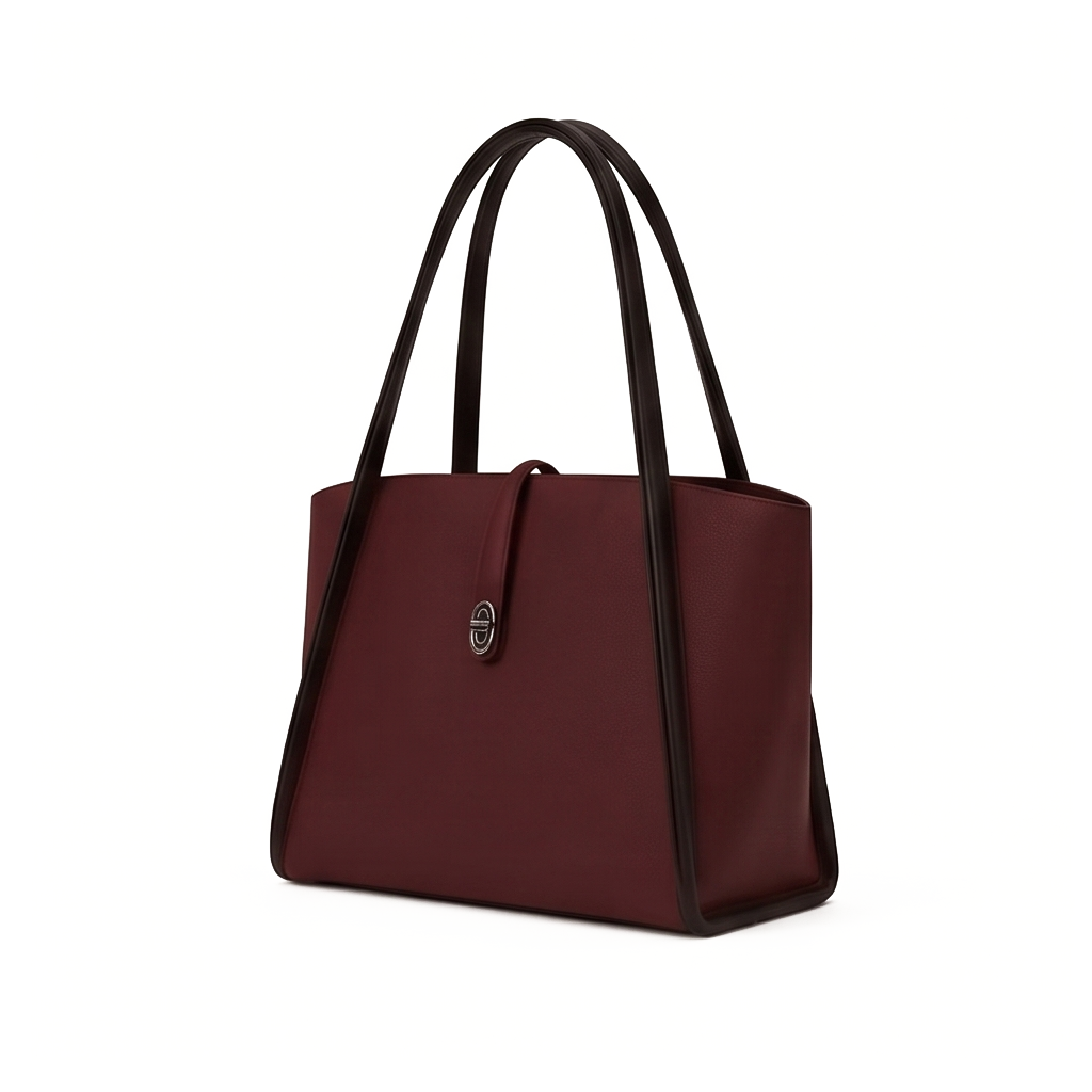 Elizabeth Maroon Tote Bag - Bag X