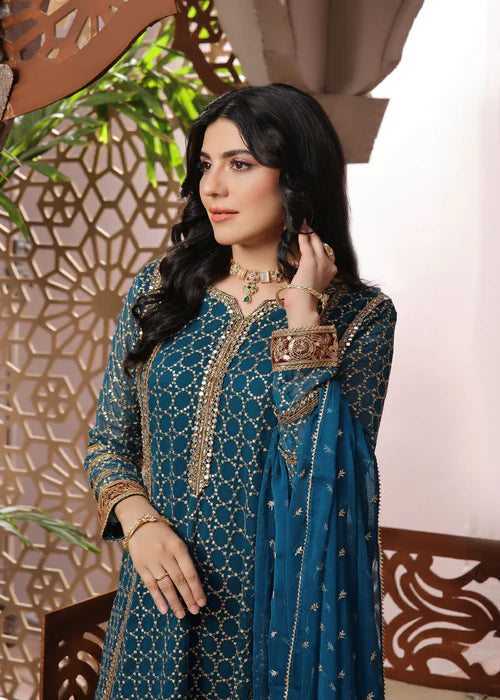 Shehzadi-Teal Illusion - Ayesha's Closet