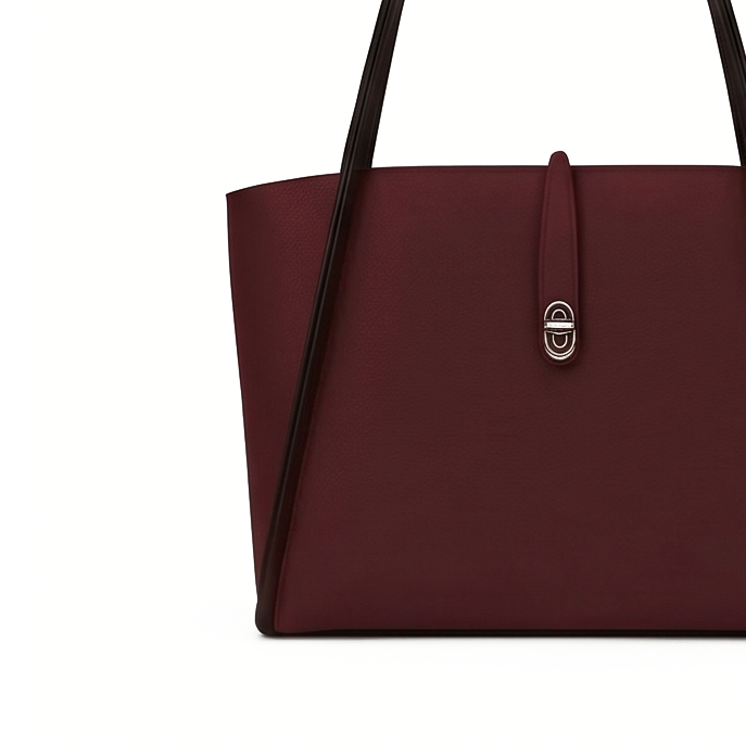Elizabeth Maroon Tote Bag - Bag X