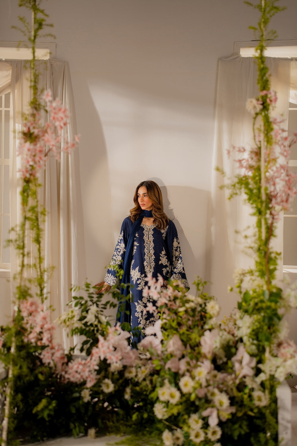 Zeenat EMB – 3PCs - Tawakal Closet