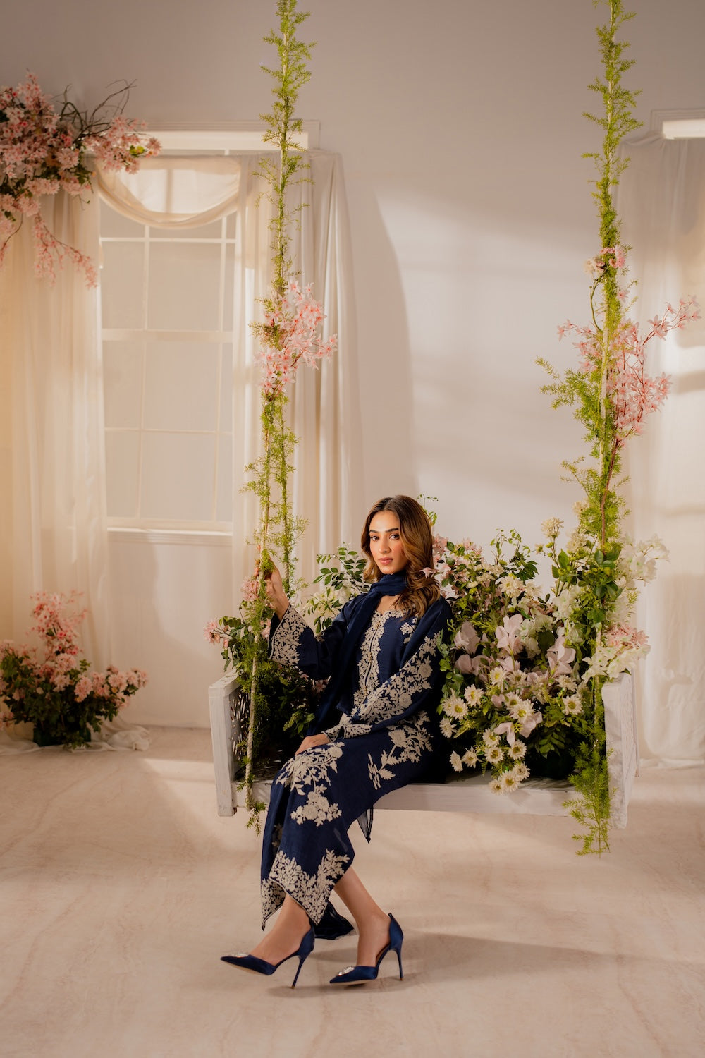 Zeenat EMB – 3PCs - Tawakal Closet
