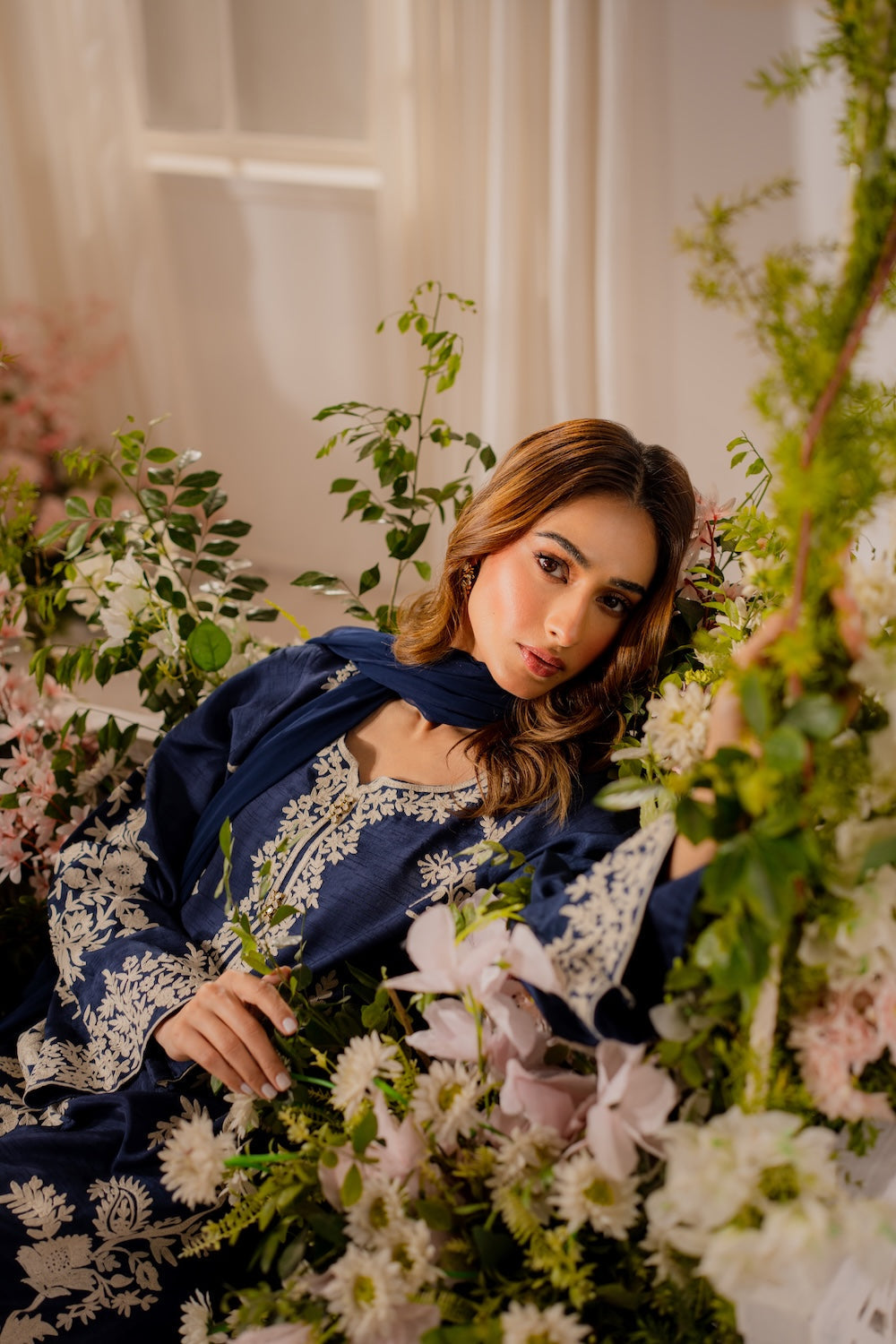 Zeenat EMB – 3PCs - Tawakal Closet