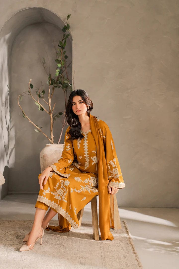 Musturd EMBROIDERY 3PC - Urban Haya