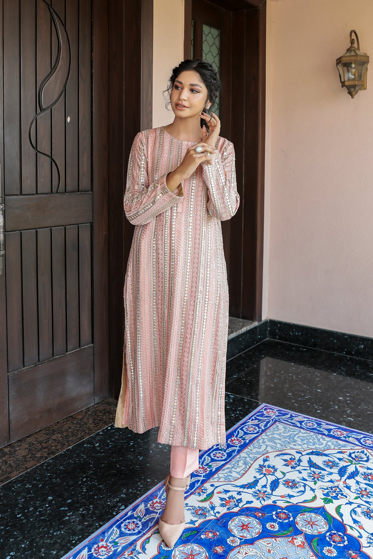 Fleur 3 Piece Stitched - Javeria Zoa