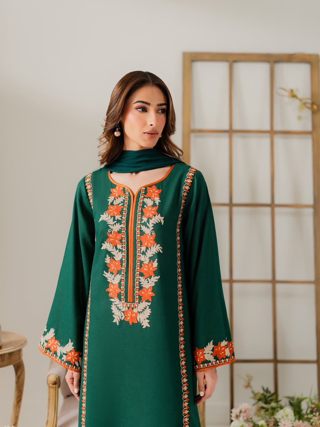 Multi Sabz 3Pcs EMB - Tawakal Closet