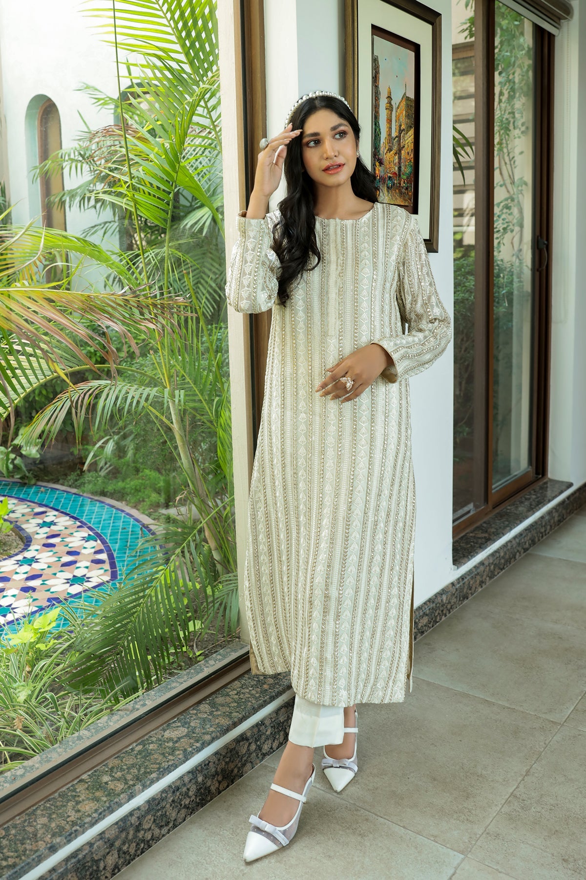 Giselle 3 Piece Stitched - Javeria Zoa