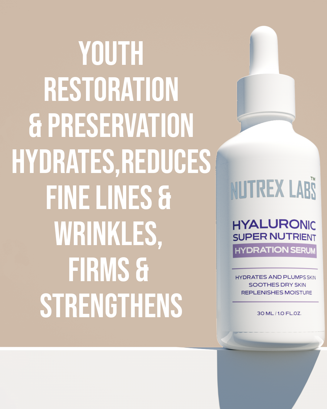 Hyaluronic Super Nutrient Hydration Serum - Nutrex Labs