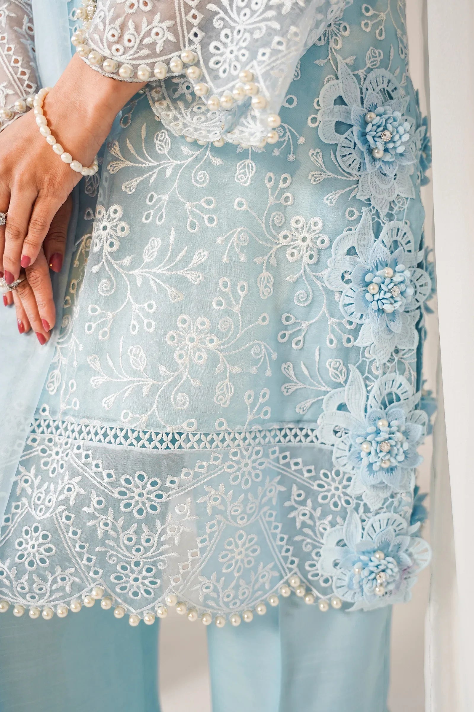 Haniya 3 Piece Stitched - Javeria Zoa
