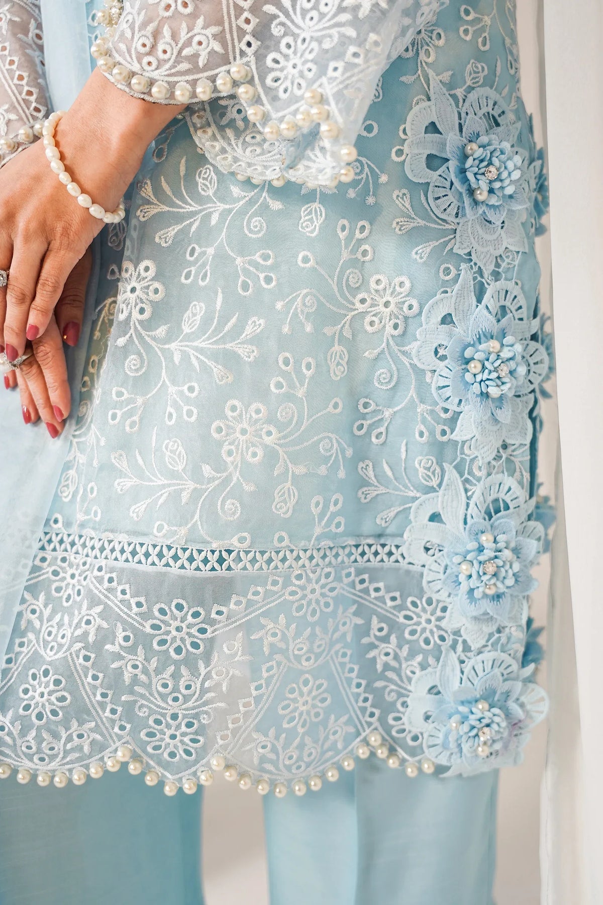 Haniya 3 Piece Stitched - Javeria Zoa