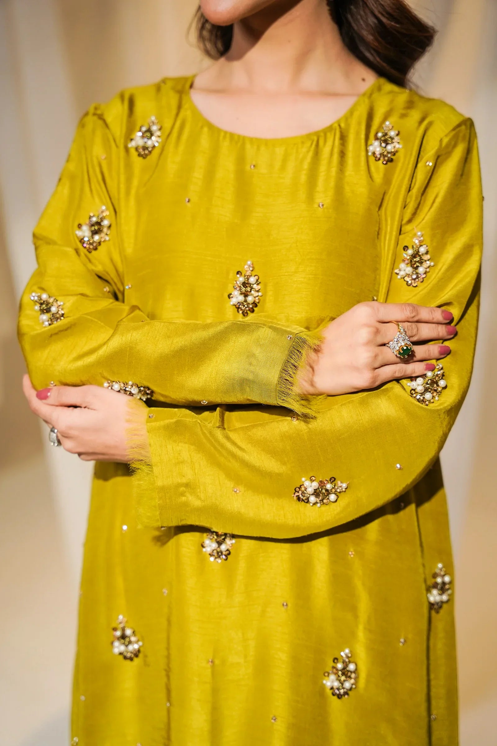 Inaya 3 Piece Stitched - Javeria Zoa