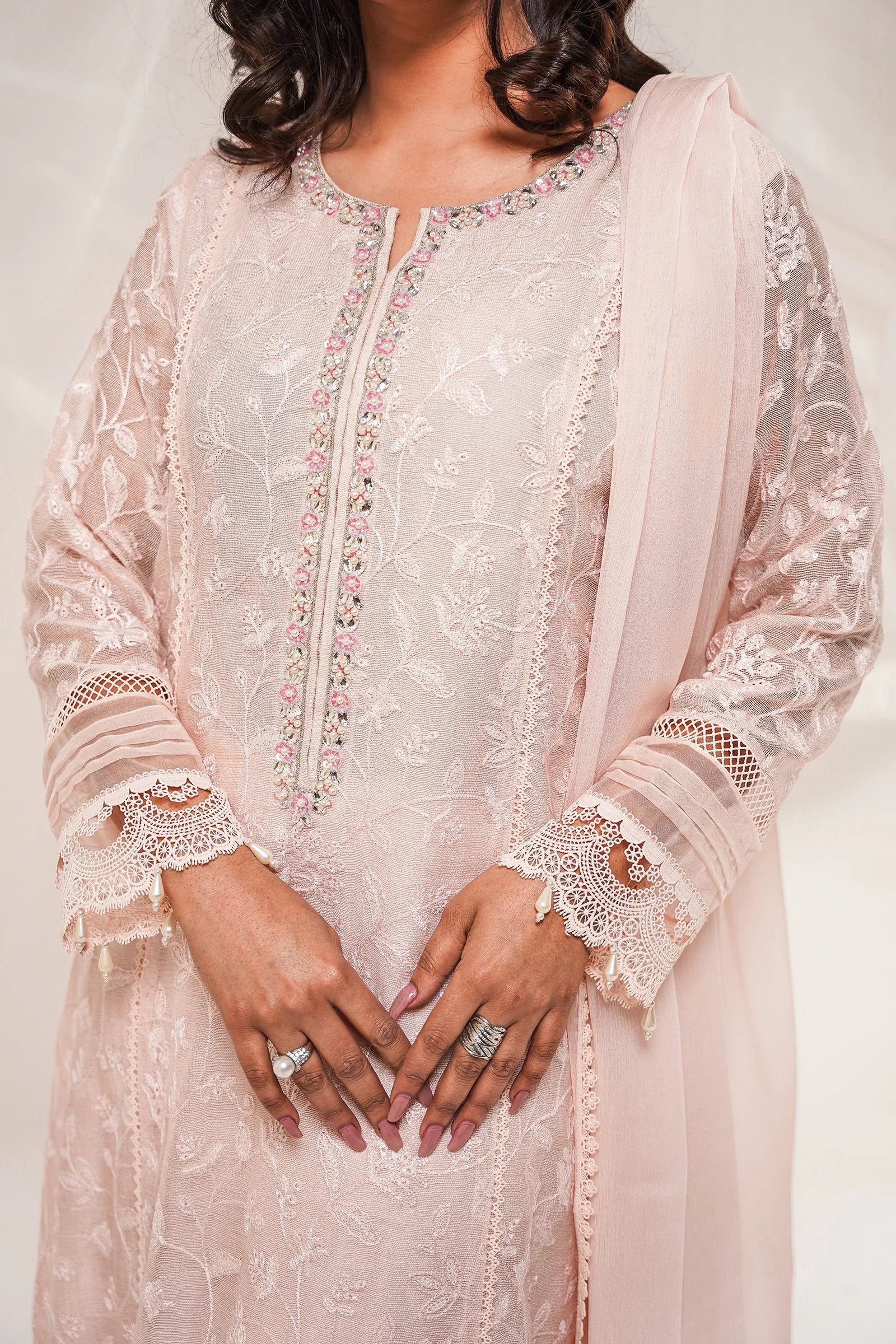 Parishe 3 Piece Stitched - Javeria Zoa