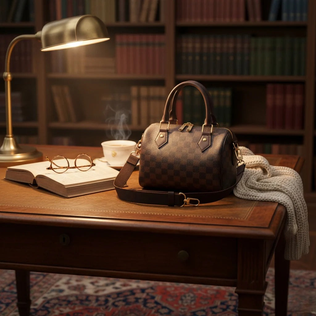 Brownie Affair Check Mini Bag - Totewear