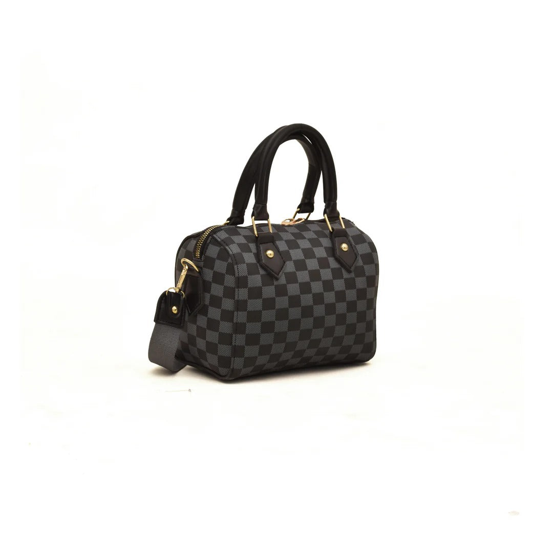 Midnight Royal Check Mini Crossbody Bag - Totewear